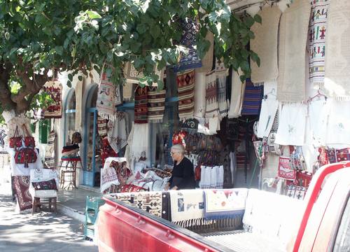 Anogia (Anoyia) Village Crete Greece wool and weaving
