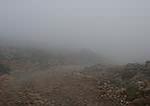 Fog bound Rodopos peninsula.