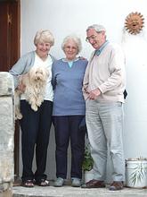 Visitors Ann and Terry Jenner at Astratigos.